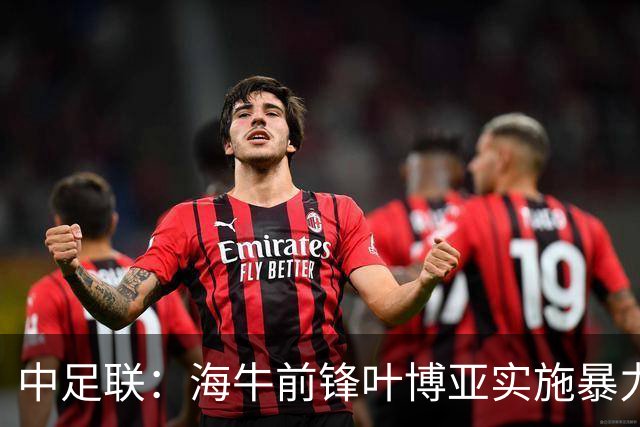 中足联：海牛前锋叶博亚实施暴力行为 停赛4场罚款4万